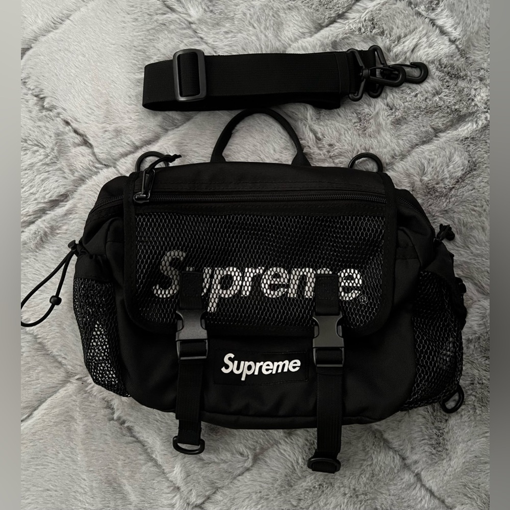 Supreme Black Waist Bag